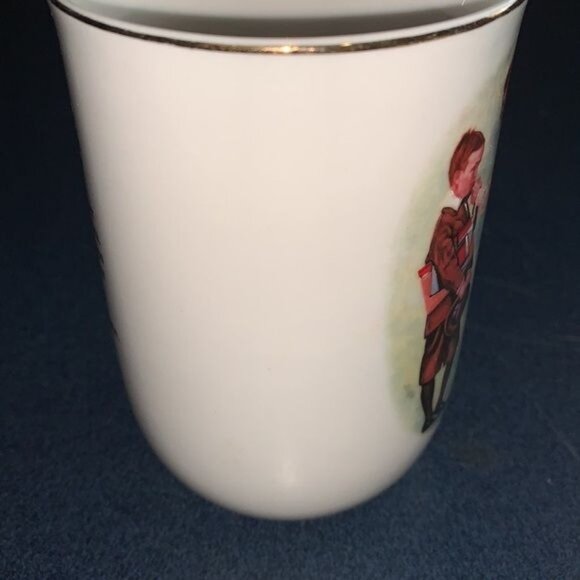 Norman Rockwell "The First Day Of School" Ceramic Mug 3.5" - Picture 3 of 9